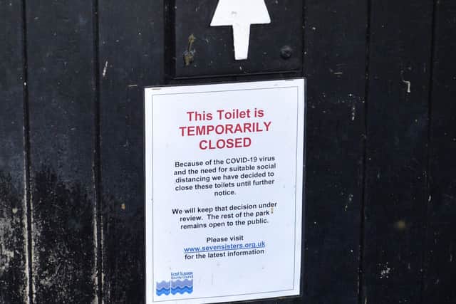 Toilets closed at beautyspot