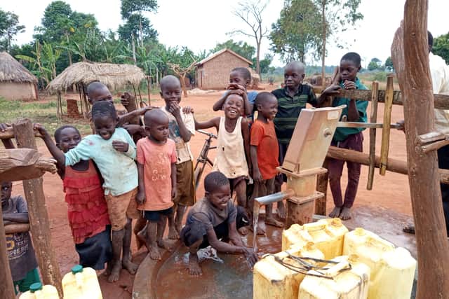 Children in Uganda who have been supported by the Busoga Trust SUS-210628-150455001