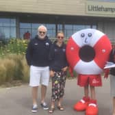 Perry Buoy joins the Littlehampton Wave Life Saving Club team for Drowning Prevention Week