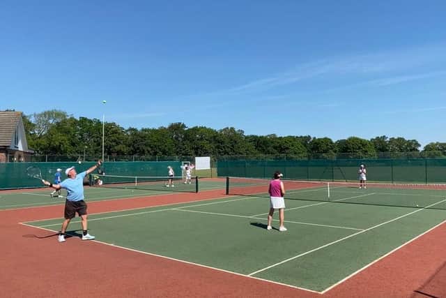 North Mundham Tennis Club has started fundraising for floodlights after it received planning permission