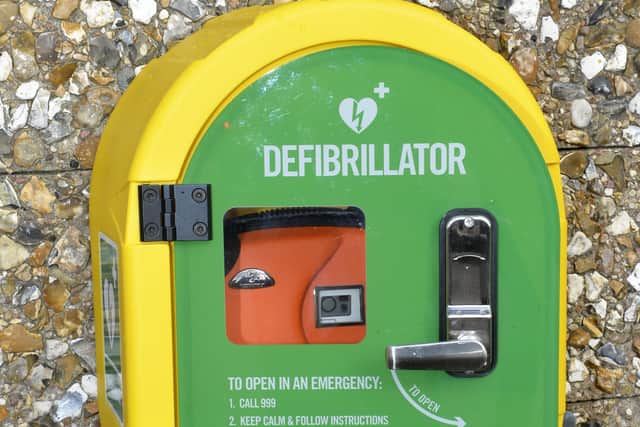 Defibrillator. (Photo by Jon Rigby) SUS-180802-103209008