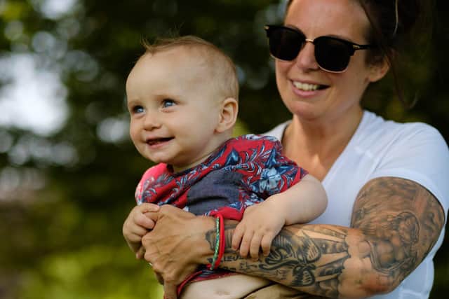 Libby King and her son Sonny