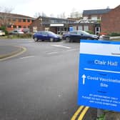 Clair Hall Haywards Heath - Covid 19 vaccination centre. Pic Steve Robards SR2101123 SUS-211201-165818001