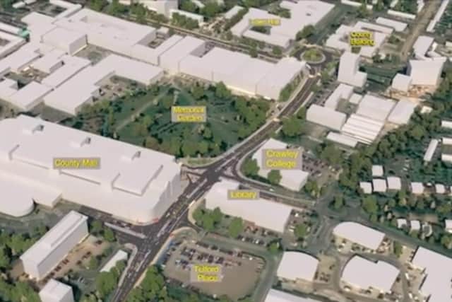 Major improvement work to ‘breathe new life’ into heart of Crawley begins