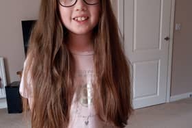 Jessica Mortimer, aged 9, will be having her hair cut for to raise money for the little princess trust