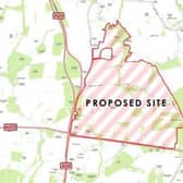 Thakeham's proposed development site dubbed 'Wealdcross'