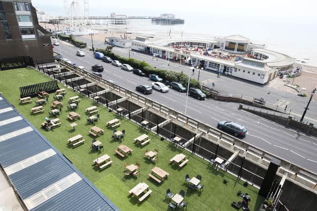 LEVEL 1 overlooks Worthing seafront from the Grafton multi-storey car park. Picture: Eddie Mitchell