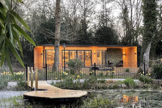 One of the amazing bespoke garden rooms designed and built by the team at A Room in the Garden