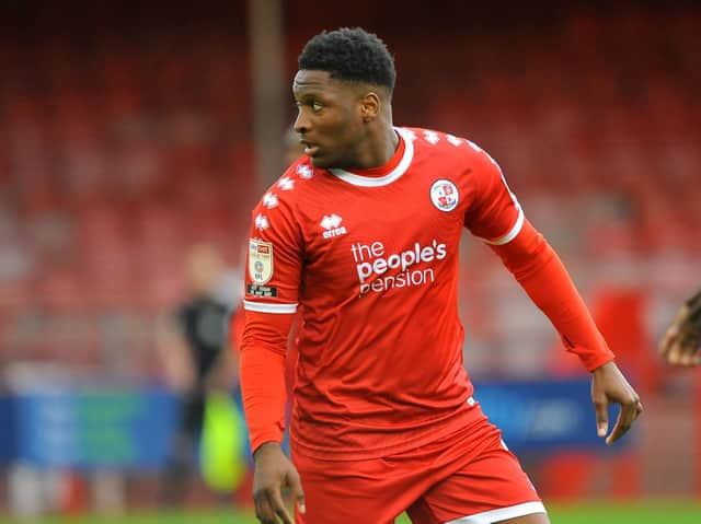 Crawley Town forward Ricky German has been called up to the Grenada squad for the 2021 CONCACAF Gold Cup. Picture by Steve Robards