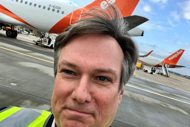 Henry Smith MP at Gatwick Airport