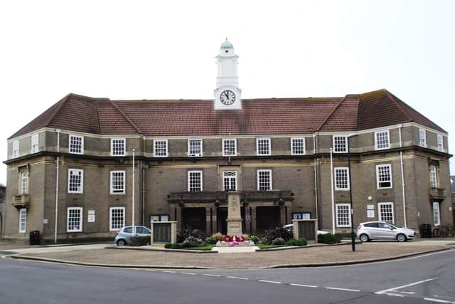 Bognor Regis Town Hall is closed to town council meetings