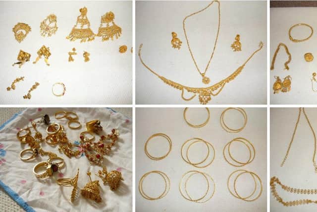Police want to trace this jewellery stolen in a raid in Crawley