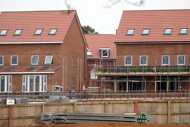 Data shows work began on 270 homes in the Horsham area between January and March