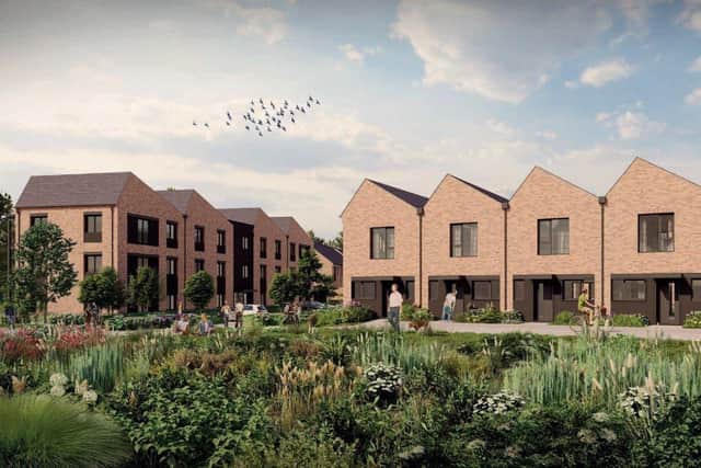 Artist impression of the plans for the Brickworks site in Midhurst SUS-210707-114633001
