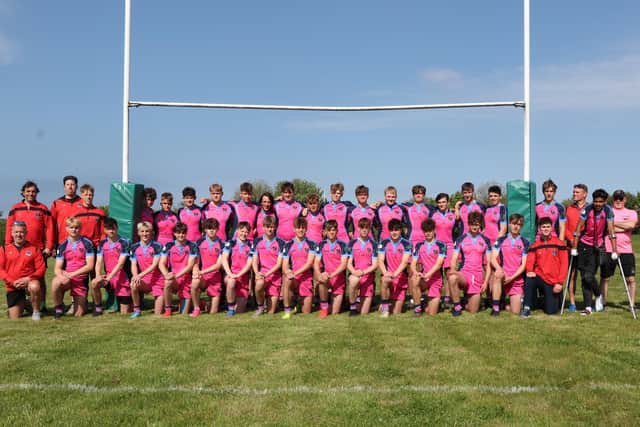 Haywards Heath Rugby Club under-16s on tour in Devon. Pictures courtesy of Haywards Heath Rugby Club