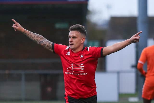 Winger Dean Cox said it was tough to leave Eastbourne Borough. Picture by Andy Pelling