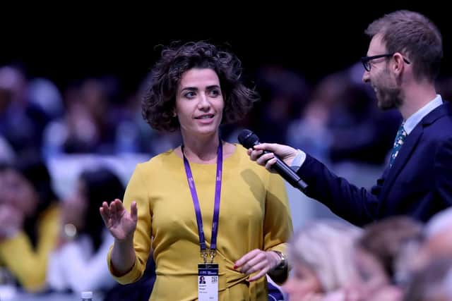 New Lewes CEO Maggie Murphy, pictured speaking during the FIFA Women's Football Convention at Paris Expo Porte de Versailles in June 2019 in Paris, is looking forward to her new role at the club. Picture by Hannah Peters - FIFA/FIFA via Getty Images