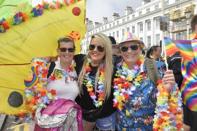 Eastbourne Pride 2019 (Photo by Jon Rigby) SUS-190721-110350001