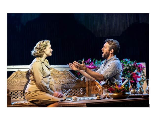 Gina Beck and Julian Ovenden in SOUTH PACIFIC Photo Johan Persson