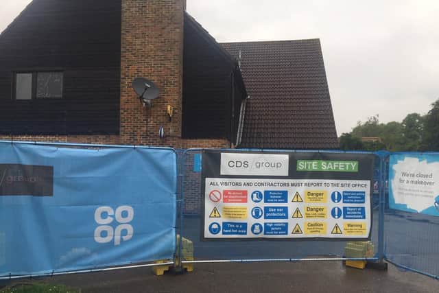 Tangmere's village Co-op is undergoing refurbishment with the addition of a new Post Office. SUS-210713-083747001