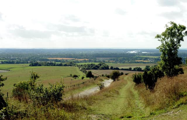 View towards Chichester from the Trundle.