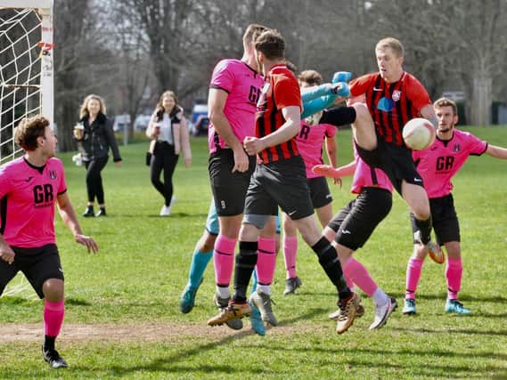 Southwick 1882 FC on their way to winning the Mid Sussex League Championship title last season / Picture: Stephen Goodger