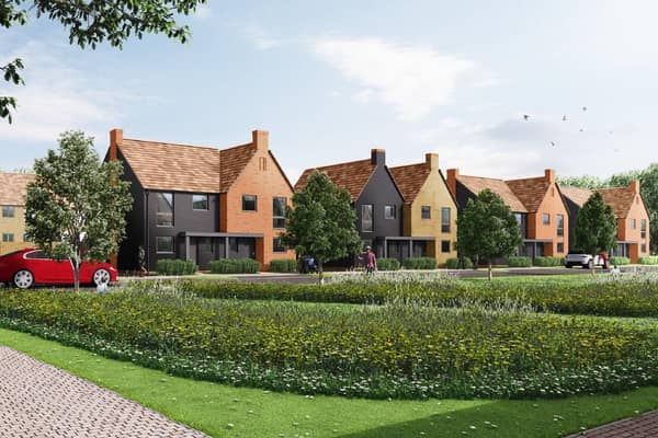 Bellway have been appointed to design and build 249 homes to the east of the Northern Arc site. Picture: Homes England.