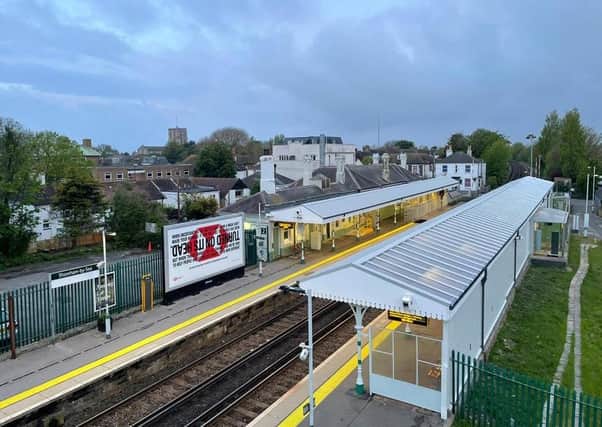 Major repair and refurbishment works have been completed at Shoreham railway station. Picture: Network Rail