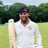 Wazoomi Wahid scored a brilliant 132 to help Crawley Eagles CC 2nd XI beat a strong Eastergate CC on Saturday. Picture courtesy of Ish Jalal
