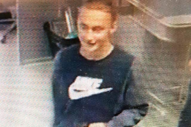 The young man police would like to speak to in connection with the attack in Lancing. Picture: Sussex Police