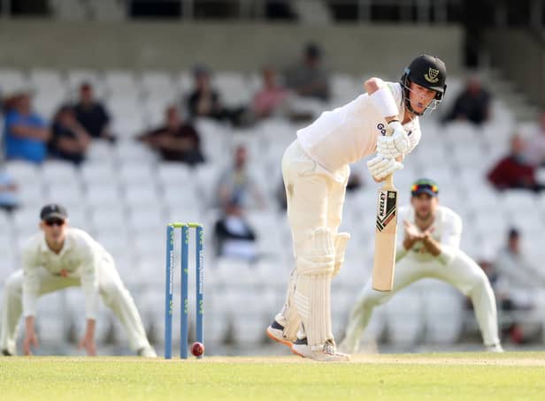 Ali Orr, pictured facing Yorkshire, scored a century at Canterbury / Picture: Getty