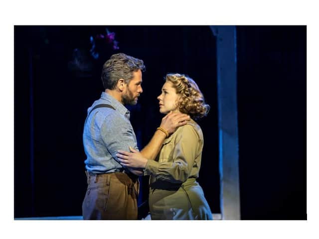 Gina Beck and Julian in South Pacific. Photo by Johan Persson