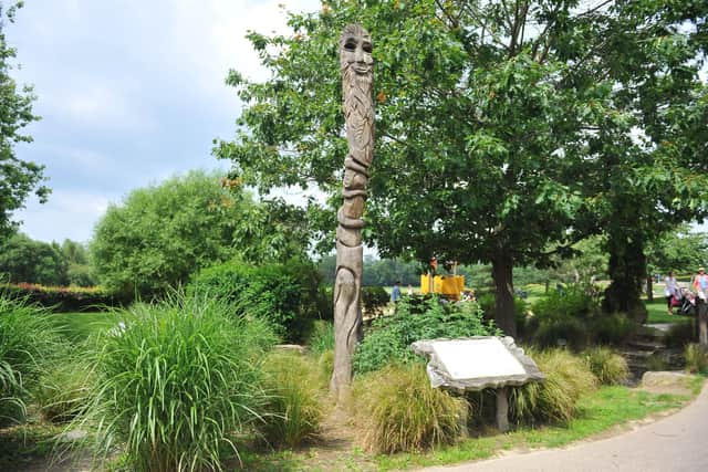Horsham Park features a number of sculpures. Picture by Steve Robards SR2107013