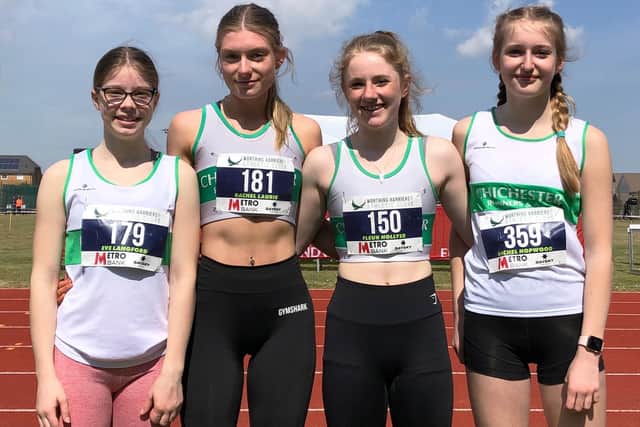 Eve Langford, Rachel Laurie, Fleur Hollyer and Rachel Hopwood / Picture: Lee Hollyer