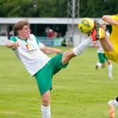 Action from Bognor's friendly loss to Burton / Picture: Lyn Phillips