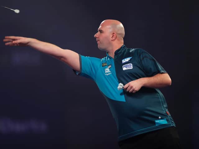 Rob Cross is back at the scene of his 2019 World Matchplay triumph in the coming days / Picture: Getty