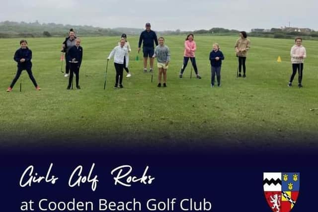 Girls golf rocks at Cooden Beach GC