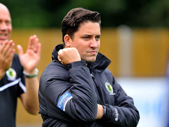 Manager Dominic Di Paola has seen positive signs in Horsham's pre-season friendlies. Picture by Steve Robards