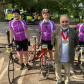 Brighton and Hove mayor, Alan Robins, started the bike rides on Sunday