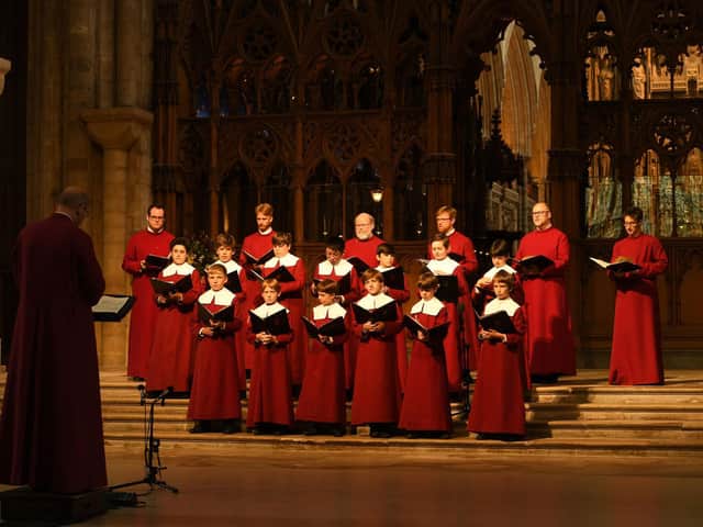 Chichester Cathedral Choir pic by Russell Sach