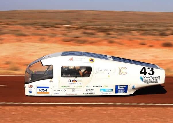 The Ardingly Ifield Solar car