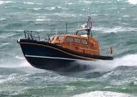 Hastings RNLI is currently assisting Border Force. Photo courtesy of Hastings RNLI SUS-170902-124059001