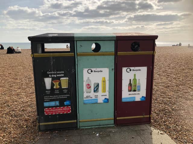 Brighton's council leader said: “There are more than 500 bins along the seafront, so there’s absolutely no excuse for leaving litter on the beach or beside an already overflowing bin."