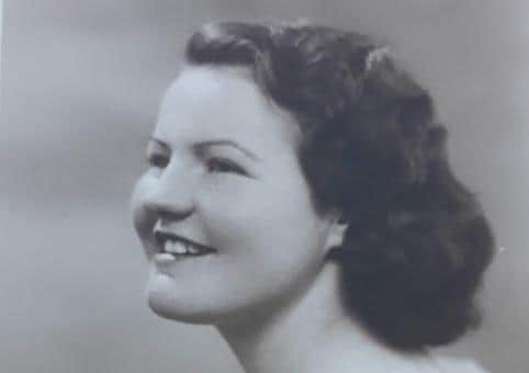 Ann Williamson as a young woman