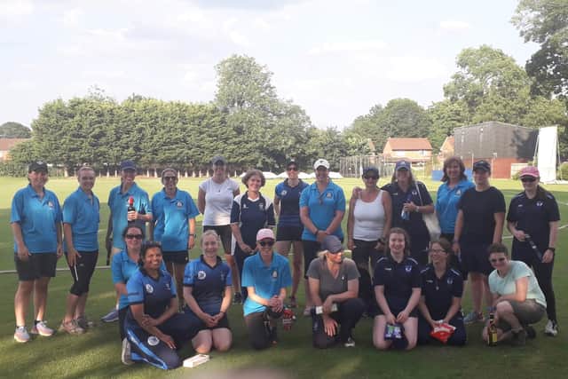 Horley CC Ladies hosted a hardball festival aimed at players new to cricket. Pictures courtesy of Katie Field