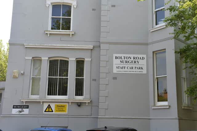 Bolton Road doctors surgery (Photo by Jon Rigby) SUS-210720-092255001