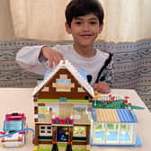 Aidan Iqbal from The Laurels Primary School in Durrington won Taylor Wimpey Southern Counties' Lego house building competition