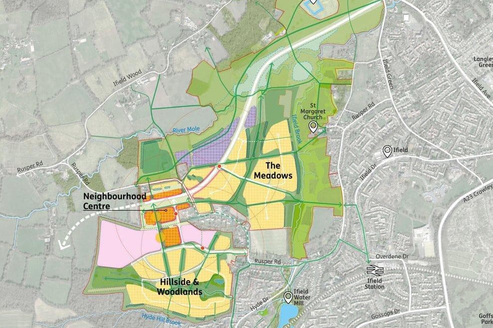 Ifield Houses West of Ifield: Homes England propose meeting with residents AFTER day ...