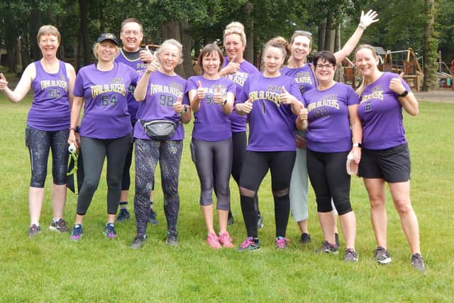 The Trailblazers were delighted to be back at Tilgate parkrun