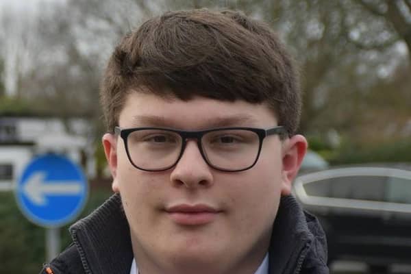 Connor Winter, one of the youngest councillors in England, who represents St Mark’s ward on Bexhill's new town council SUS-210726-110557001